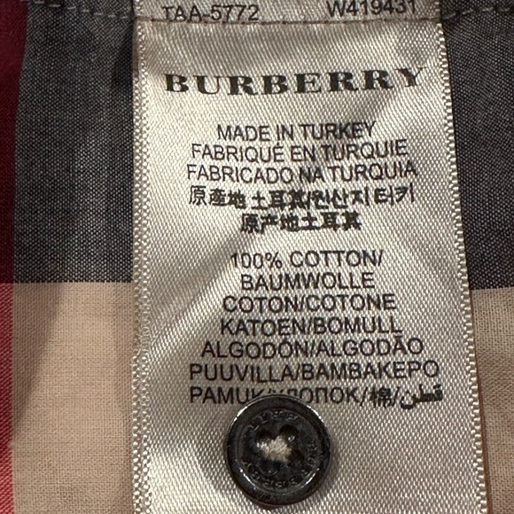 BURBERRY BRIT Checked Cotton Blouse – Size XL – Classic Iconic Print ✨ - Picture 4 of 5